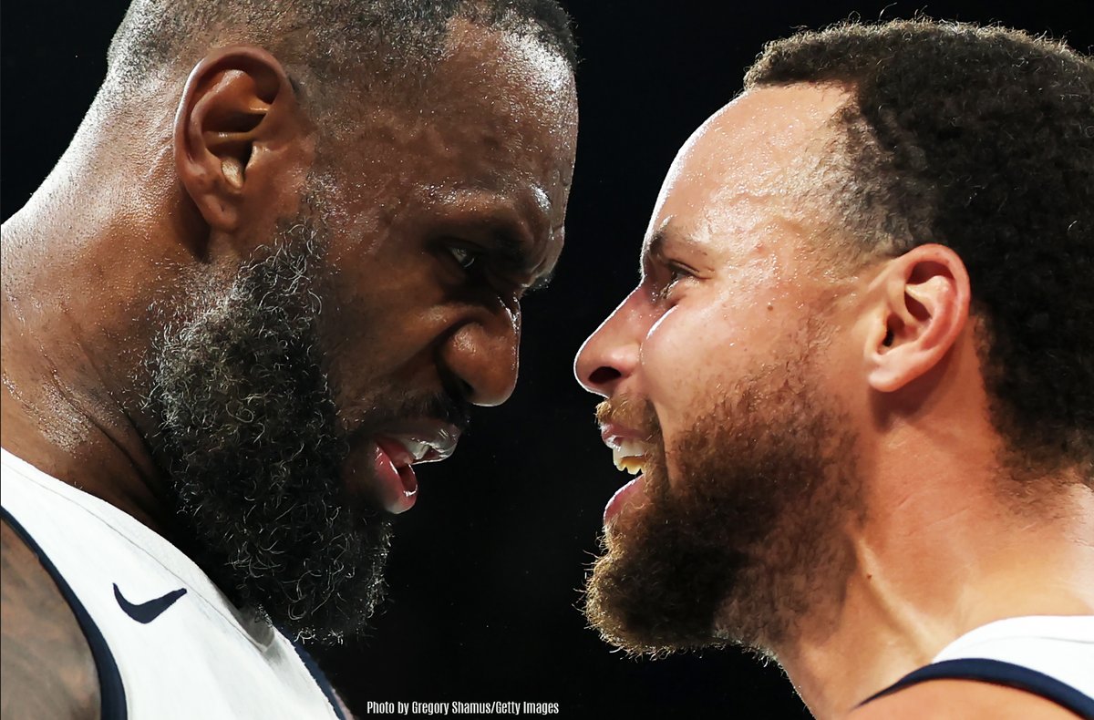 Ballislife's tweet photo. KING JAMES x CHEF CURRY https://t.co/izCOBda98E