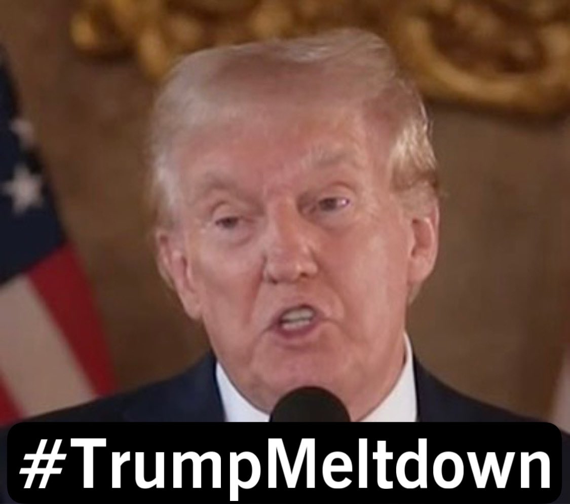 Who else agrees Trump just had a major meltdown? #TrumpMeltdown
