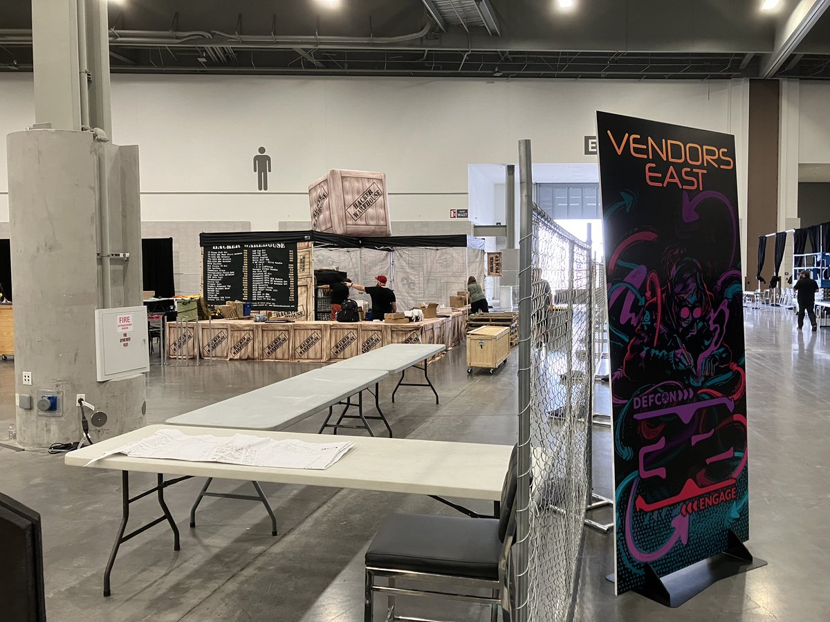 hackerwarehouse's tweet image. Hacker Warehouse is back at #DEFCON in the vendor hall east which is at the end of hall 4. See you out there!