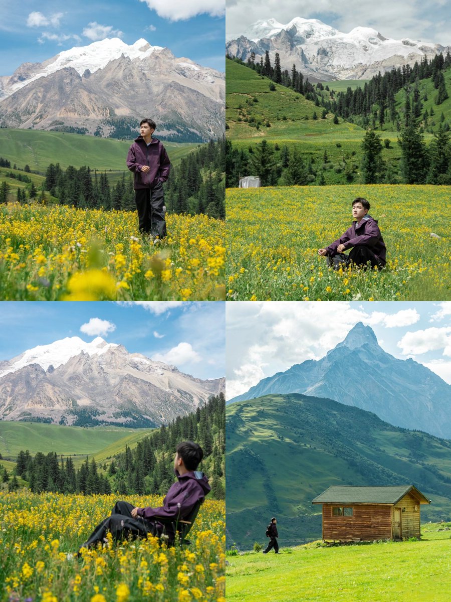 baihezhixiang's tweet photo. 川西的夏天，完全不输瑞士！本来以为在川西只能看见雪山，直到我来到了格聂花海茫茫山川水秀，在格聂的旅行期间 我发现这里的每一幕都像极了电影里的山水画卷！ #最美中国 https://t.co/HqaIF7IQ5y