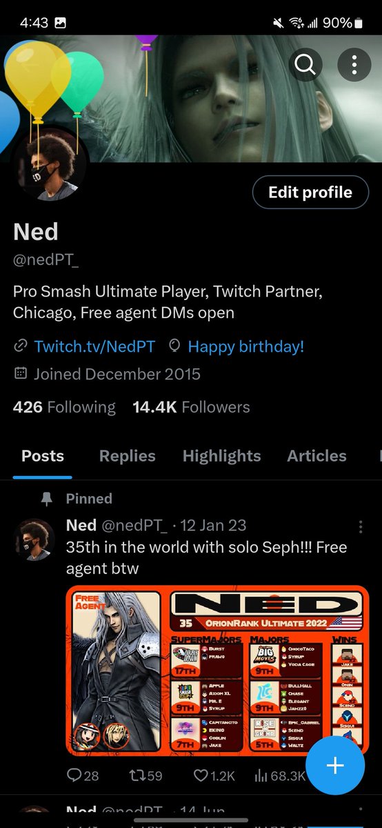 Ned tweet media