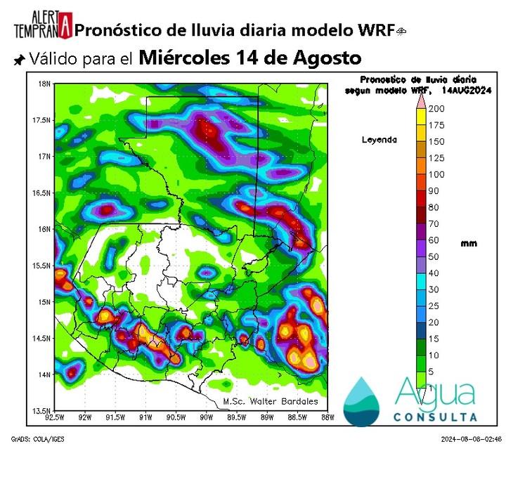 AlertaGt502's tweet photo. 🇬🇹📝 Onda Tropical 29 dejará lluvias importantes los días miércoles 14 y jueves 15 de agosto, se recomienda precaución para no ser sorprendidos por el tiempo severo
#ClimaGt #TraficoGt #LluviasGt
#OT28 #OndaTropical28
#OT29 #OndaTropical29 https://t.co/J6PlcKkSA3