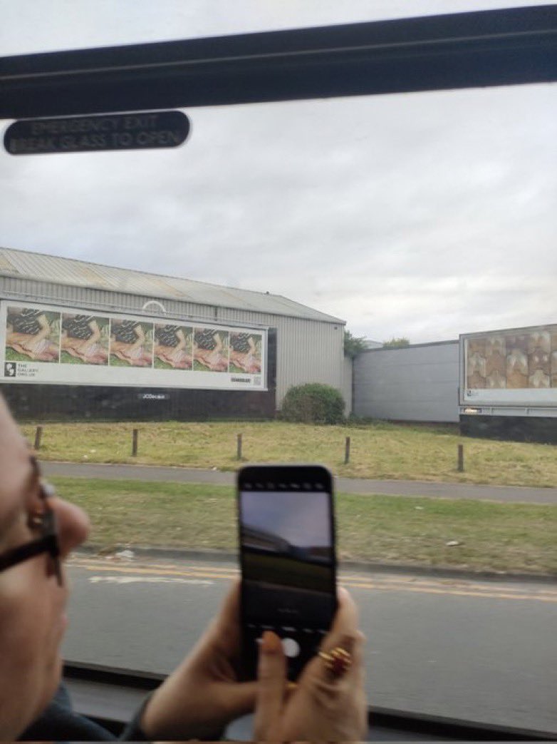 dawn_woolley's tweet photo. Thanks @Samheadart for spotting and documenting my poster out in the wild in Leeds - there is also a glimpse of the poster by @erimaeda.art organised by
 @artichoketrust and curated by @bakulpatki https://t.co/5ZXoDwruwh
