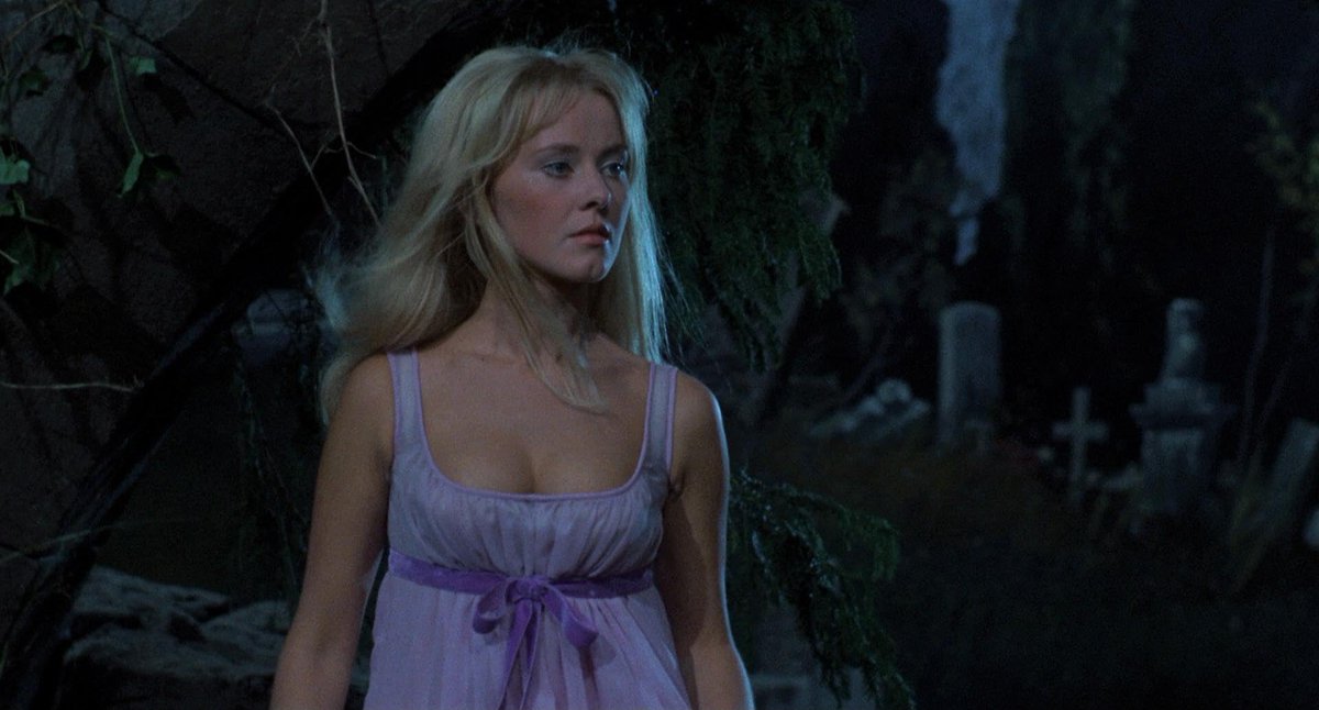 Hammer_Glam's tweet photo. 🌙 “Lust for a Vampire” (1971) seduces with Gothic allure and forbidden desires. In the shadowy halls of Castle Karnstein, passion ignites—bloodlust and lust of the flesh entwined. A tale of love, death, and crimson kisses. 🔥🩸🌹 #HammerHorror https://t.co/ajo9pRbEIV