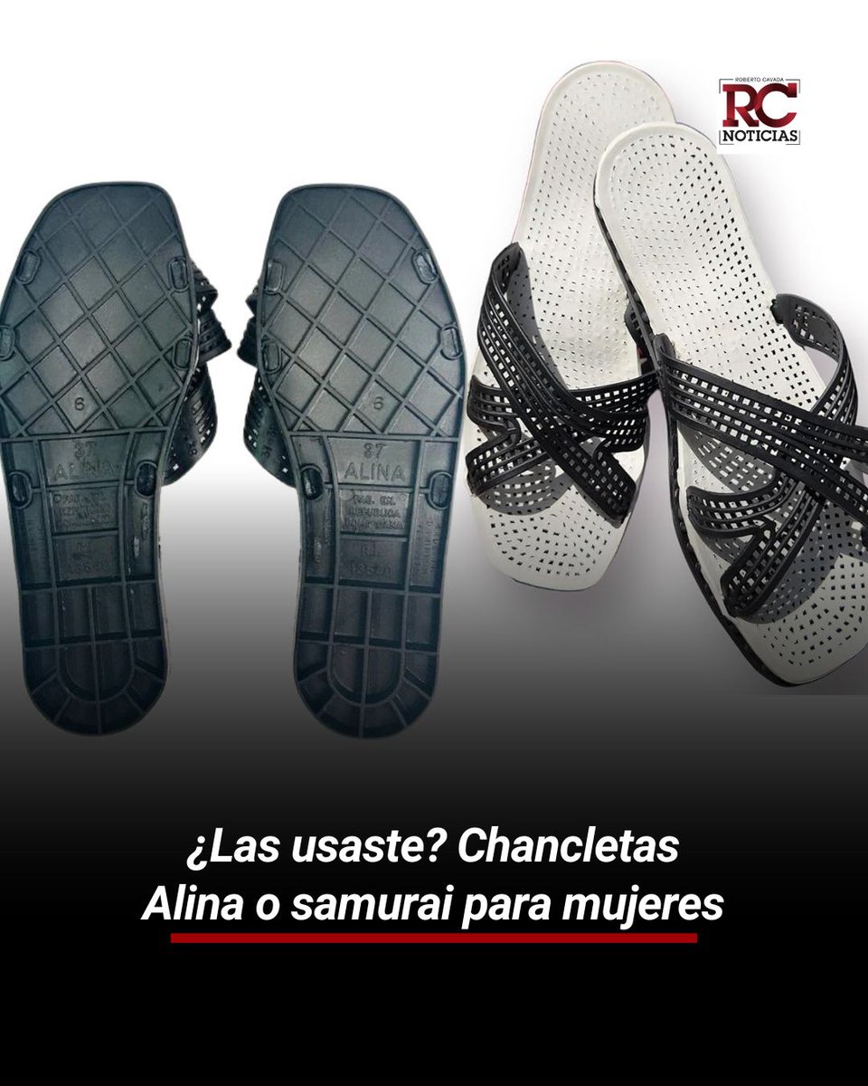 rcavada's tweet photo. #RCNoticias| ¿Las usaste? Chancletas Alina o samurai para mujeres

🔗https://t.co/wnC03fKLxq

#RobertoCavada #Chancletas https://t.co/oA3pkd78uC