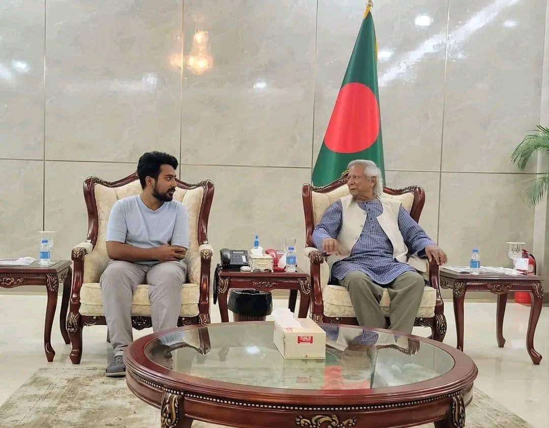 DrOpu15's tweet image. A 26 year GenZ student forming government alongside a 84 year old boomer Noble Laureate! Now thats a revolution. Congratulations to the newly formed interim goverment. Fragrance of change in the air.