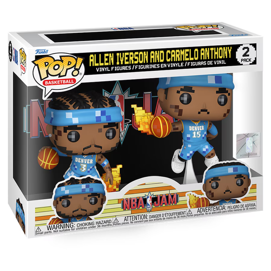J23app's tweet photo. Allen Iverson and Carmelo Anthony Denver Nuggets NBA Jam Funko Pop! Two-Pack

Link -> https://t.co/du2W9DtNwP https://t.co/akAep9xgsX