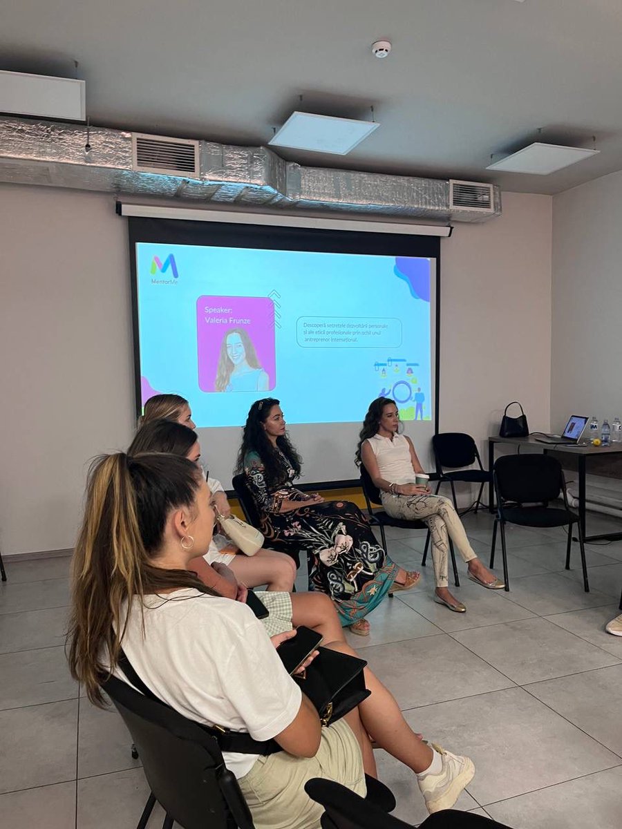 bufy_mica's tweet photo. I had a wonderful evening as a guest speaker for the Mentor me mentorship program in Chișinău Moldova. I had the pleasure of engaging with a group of bright-eyed, driven students who were hungry for knowledge on self-improvement and the world of entrepreneurship. https://t.co/ukMcQLf8sg