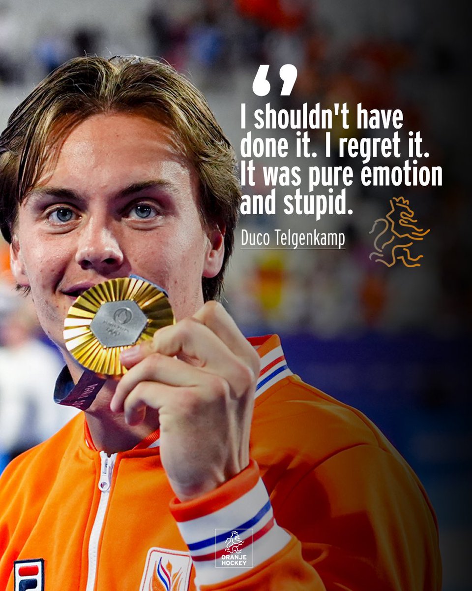 oranjehockey's tweet image. 𝗛𝗲 𝗿𝗲𝗴𝗿𝗲𝘁𝘀 𝗶𝘁. 🤝🏼