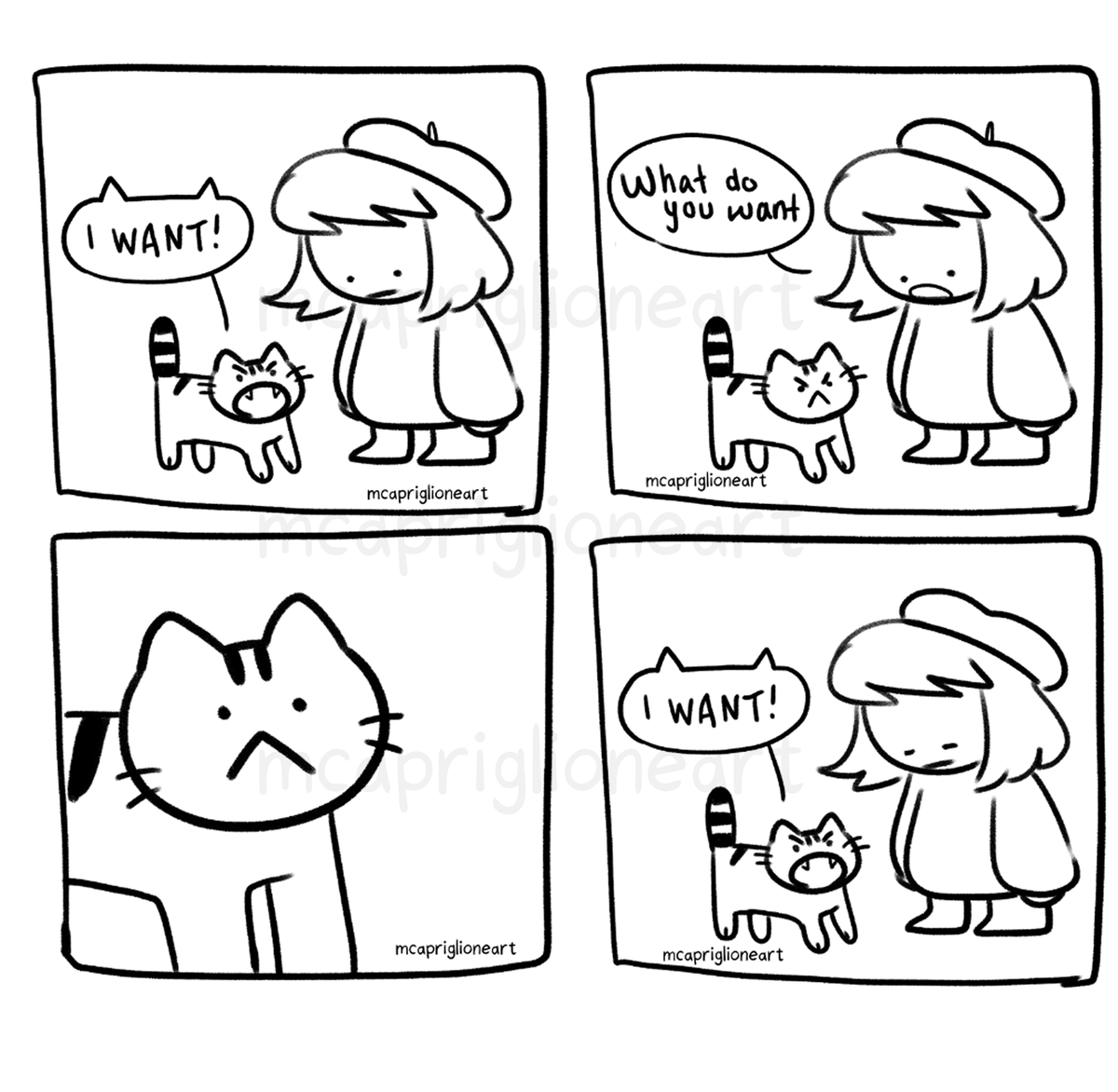 ive also got cat comic prints available 💖 