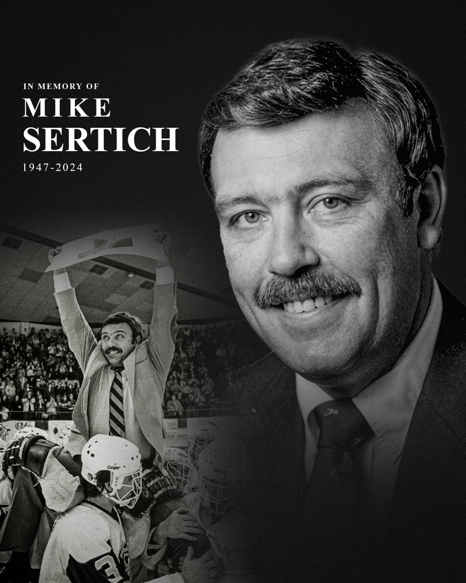 Legendary Men's Hockey Coach Mike Sertich Passes Away at Age 77

Remembering Coach Sertich: umdbulldogs.com/news/2024/8/8/…
