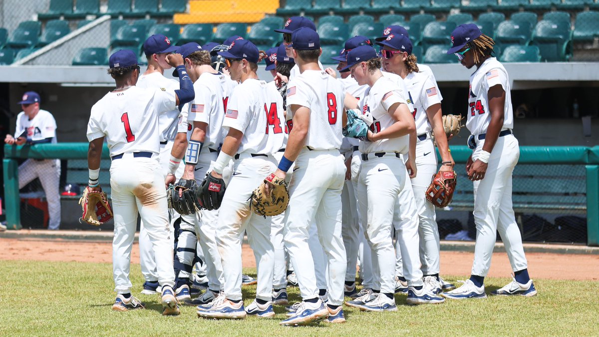SCHEDULE UPDATE: We’ll take on Mexico in the WBSC U-18 Baseball World Cup Americas Qualifier quarterfinal round tomorrow. 

First pitch is scheduled for 9:30 a.m local/10:30 a.m. ET at Estadio Nacional Rod Carew. 

#ForGlory🇺🇸