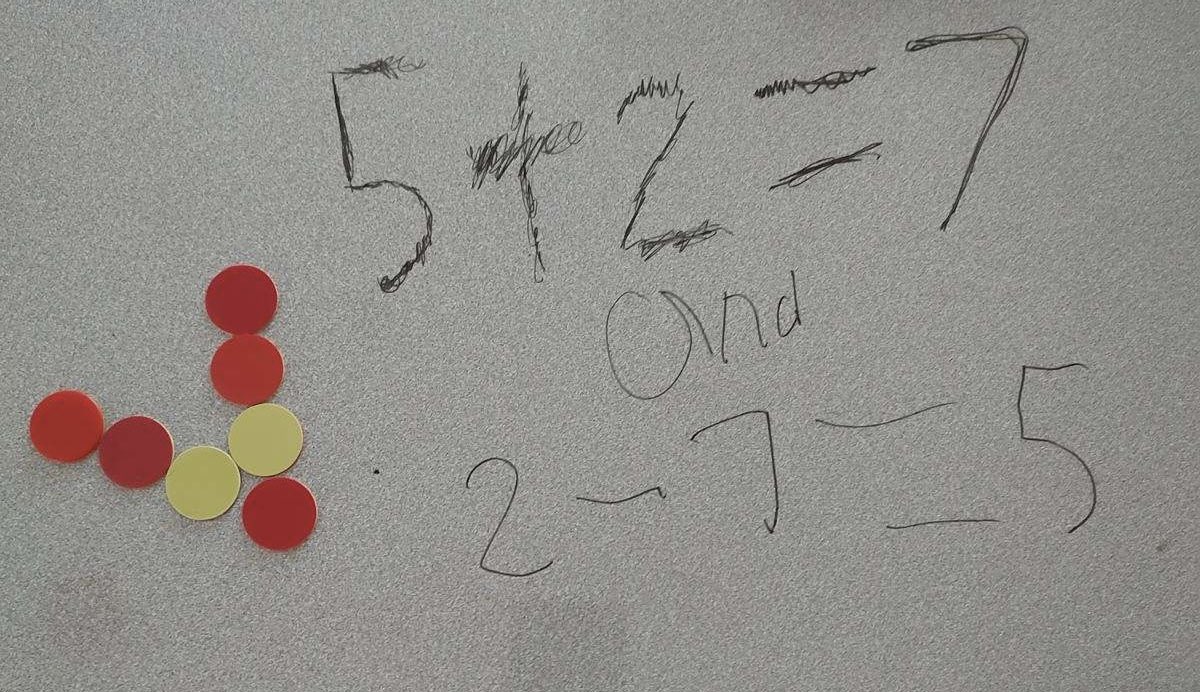 DanaJanney's tweet photo. Look at this math happening on Day 1! We’ll work on subtraction equations, but I’m proud of the math happening in the building today! @CaESmathcoach #AMSTI4all @AlabamaAchieves https://t.co/1eo8ZnkNyP