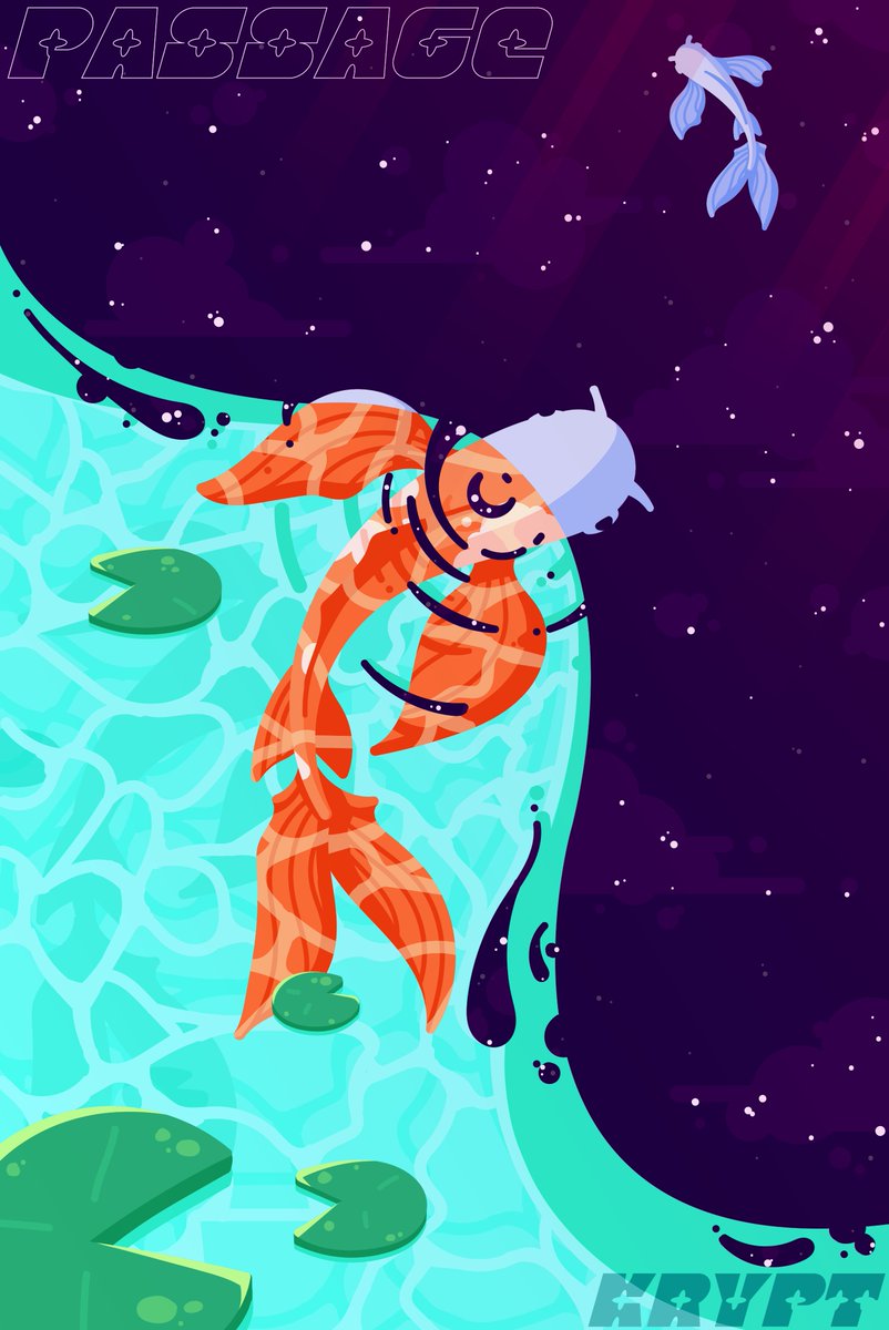 KryptGMD's tweet photo. "Passage" (2024)

My first attempt at real digital art, so I still am not great. But I learned a bit in the process. https://t.co/N3L986JHkZ