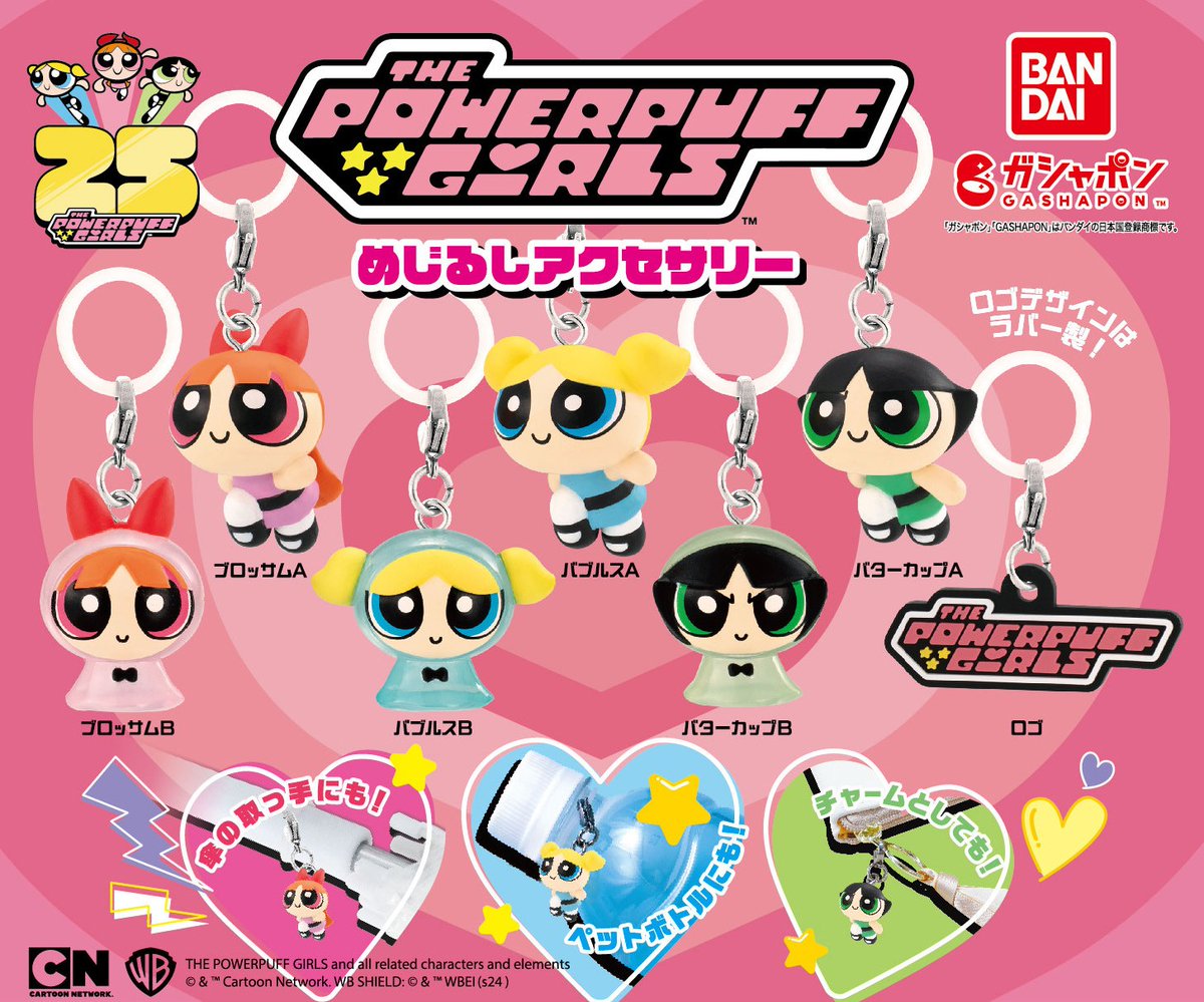 パワー パフガールズ めじるしアクセサリー （税込300円） ＼ 強くて 