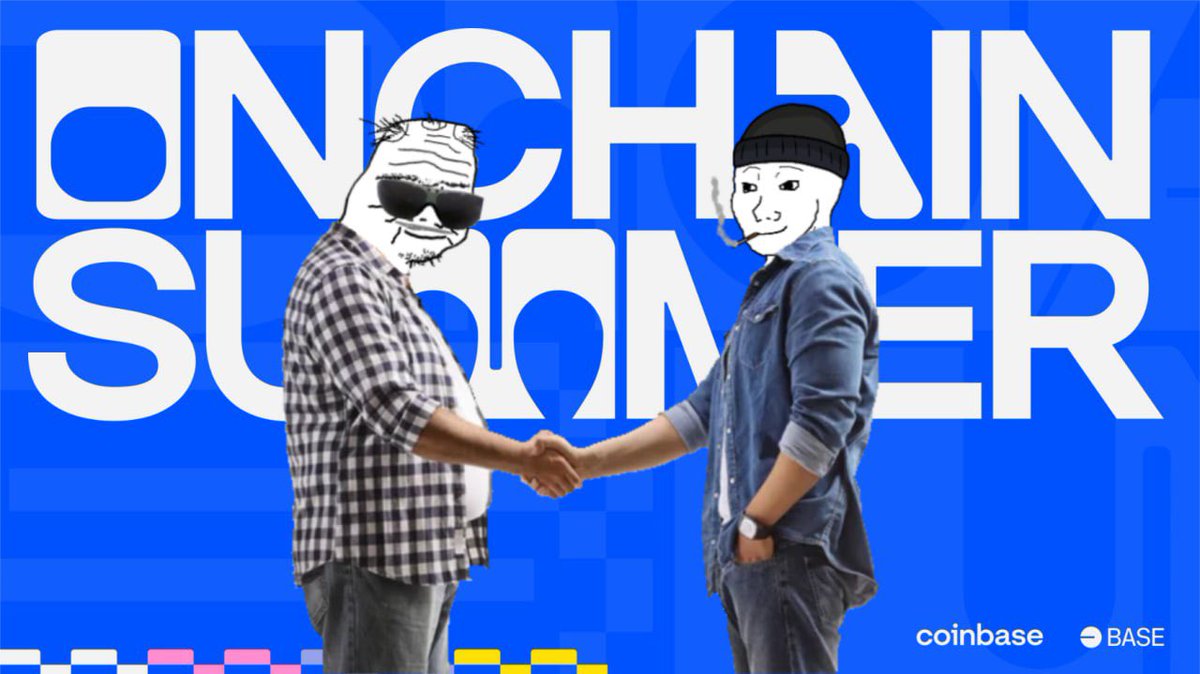 DoomerOnBaseCTO's tweet photo. @BoomerOnBase @base @TheHowardSF @jessepollak @coinbase BOOMER : ‘Back in my day, a cup of coffee was a nickel.’ ☕️
DOMER: ‘OK Boomer, with that nickel, you could probably buy a house too!’ 🙄
#OnChainSummit #GenerationalWealthGap #DoomerBoomerBanter https://t.co/AAAUDVHc9e