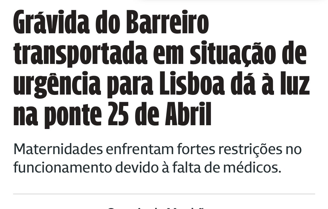 EmmaBat_'s tweet image. Isto não é motivo de orgulho @LMontenegropm 
Este é o resultado da ministra da saúde ter alterado o estatuto da direção executiva do SNS e rasgar um plano de emergência já preparado. 
Até quando o governo vai continuar a pôr em risco as vidas de mulheres e recém-nascidos?