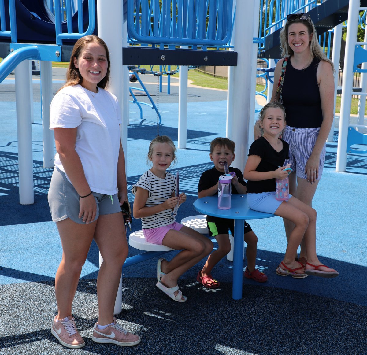 🌞🛝👏Our first Popsicles and Playground event for incoming Pre-K students and their families on Wednesday was so much fun that we’ll do it again on Monday, Aug. 12 from 6 to 7 pm! 

All Pre-K families are welcome, including those who visited on Wednesday. #GanandaProud