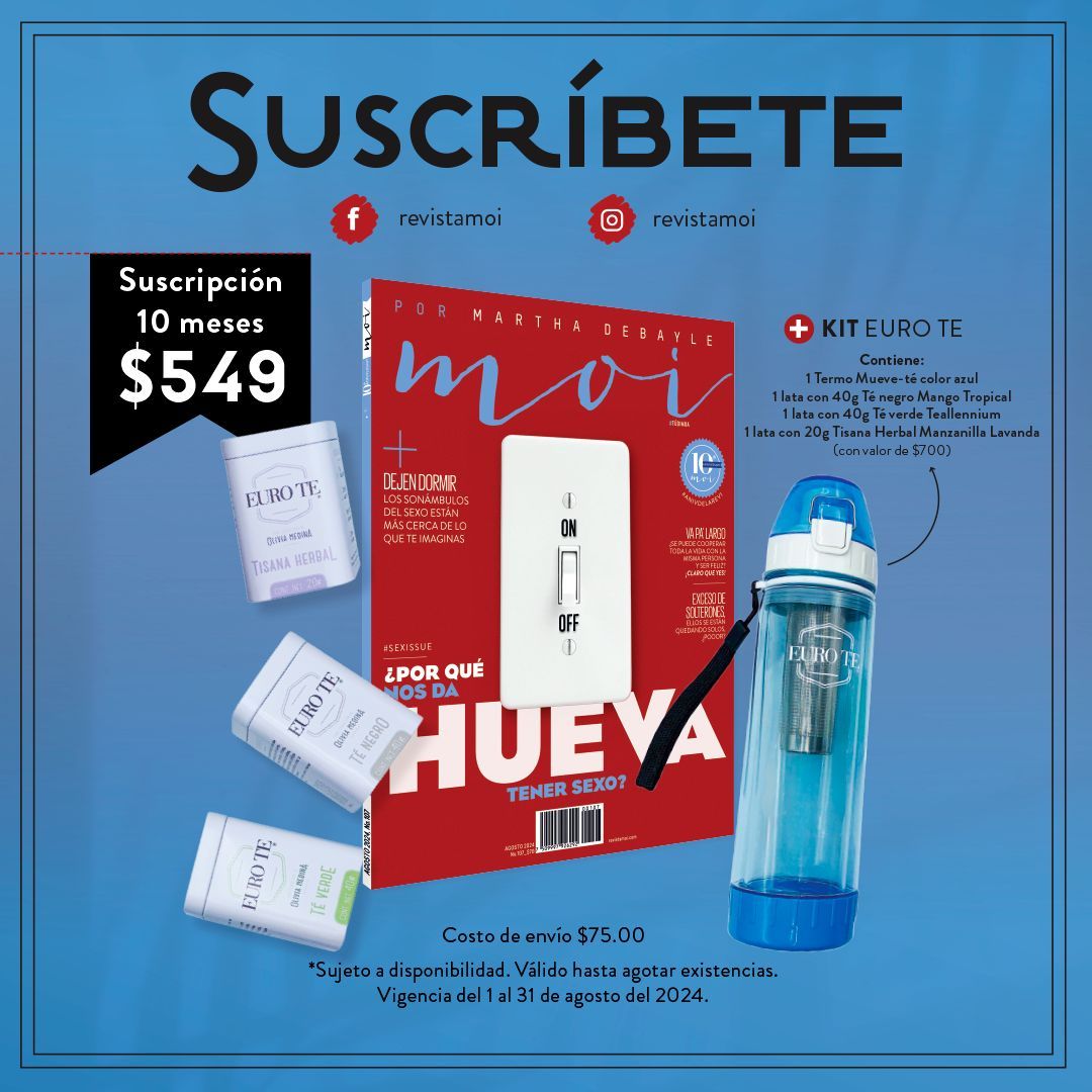 revistamoi's tweet photo. ¿Por qué nos da hueva tener sexo? Suscríbete y relájate con los mejores tés de Euro Te en nuestro #SexIssue. Checa más aquí: https://t.co/hPWd4ZMQ2x https://t.co/ebAGs7kb89