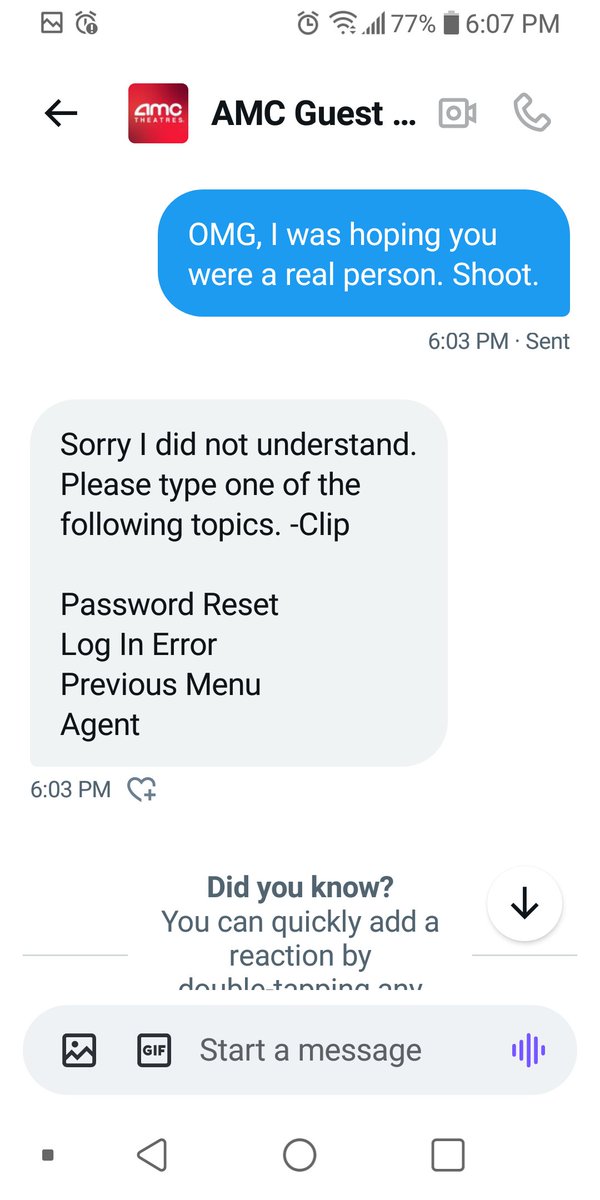 Mark_Z_NJ's tweet photo. @AMCHelps 
Aren't you supposed
 to help us? https://t.co/yqw8p5iqRe