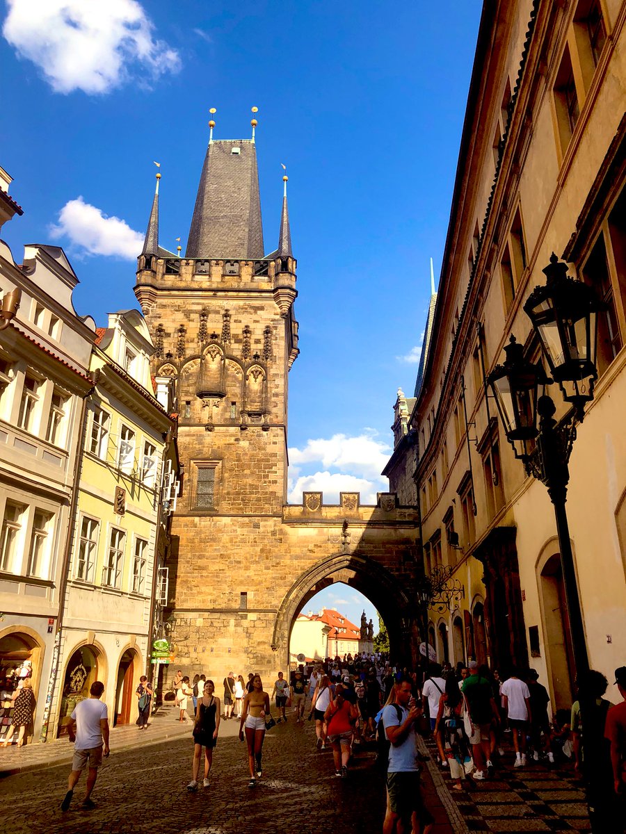 2009CanadaBears's tweet photo. With our arrival to one of the most beautiful cities in the world, #Prague, we start the last leg of our journey.  We looking forward to the sites, sounds… and of course, a little bit of hockey.  🏒🇨🇿🇨🇦 https://t.co/ByZfeN772K