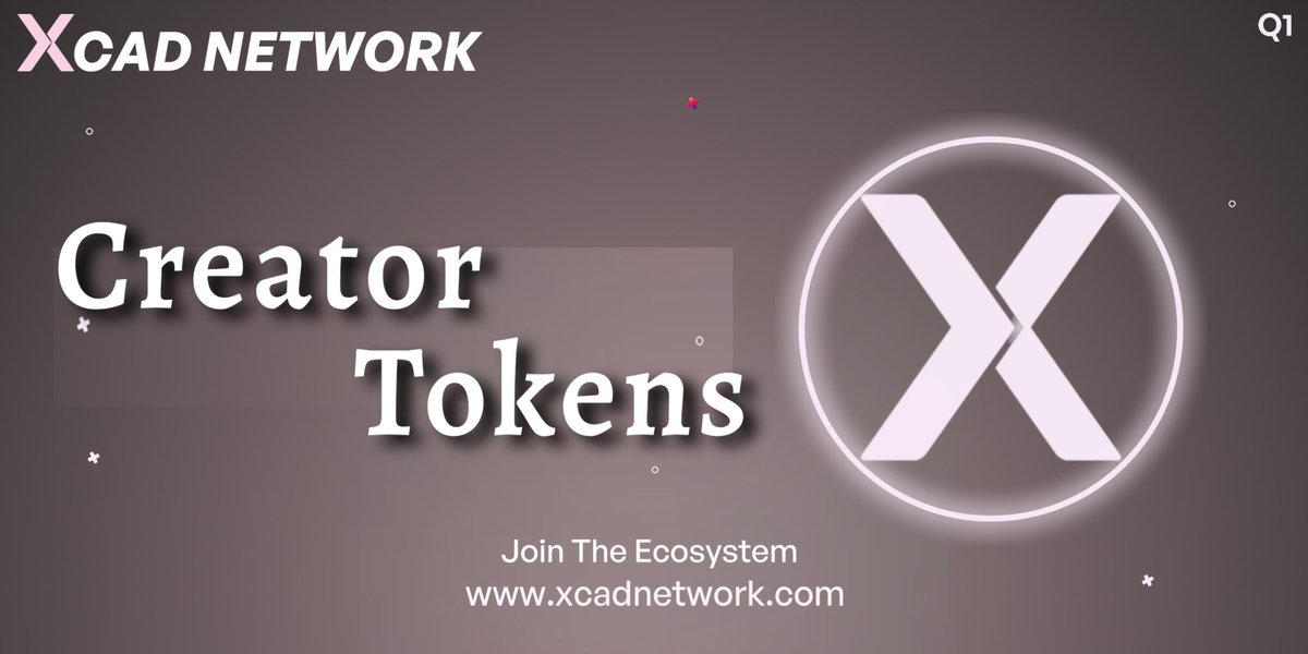 Alba_Valdez1's tweet photo. How does the Creator Tokens benefit Creators and the #XCAD ecosystem? 
Creator Token plays a central role in empowering content creators and engaging their audiences within the ecosystem. Like; 🧵 https://t.co/KUa5BqCDoq
