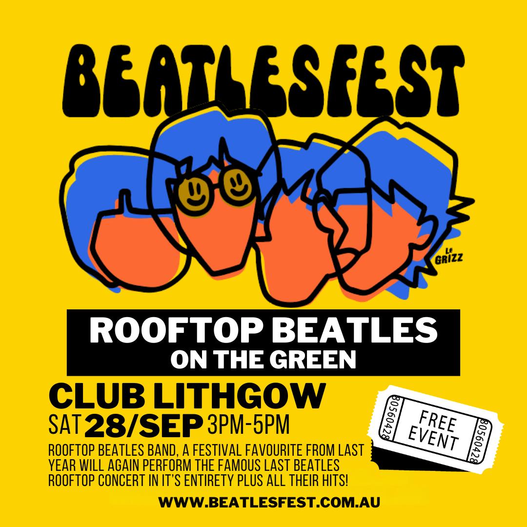 So glad to playing this festival again as the Rooftop Beatles, with the Adeline lads. Mark yer diaries!