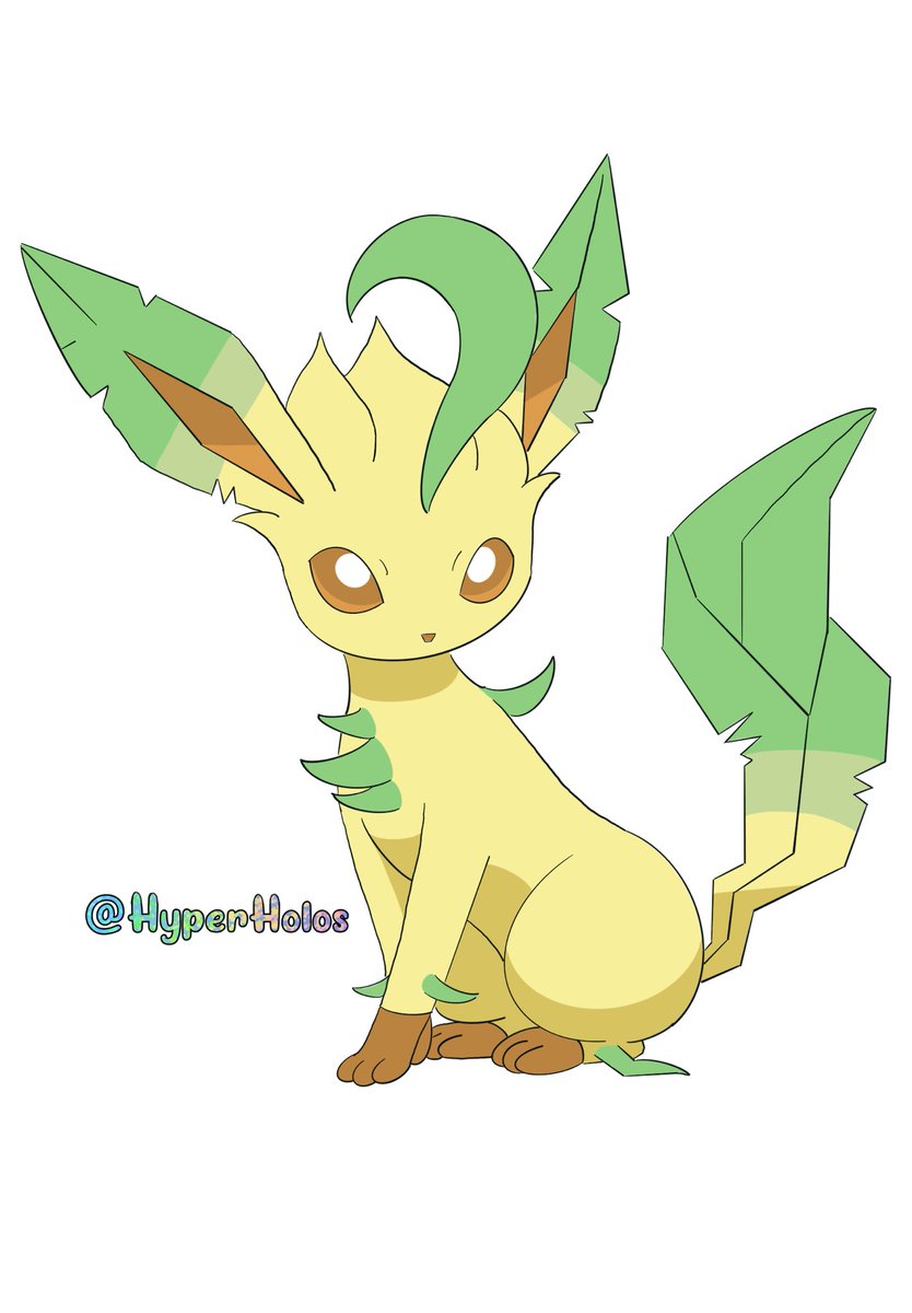 HyperHolos's tweet photo. Can you see the Shiny Leafeon? No? Me neither. #Pokemon #pokemonfanart #Pokeart #pokemonart #ShinyPokemon https://t.co/adwVgAG5Ql