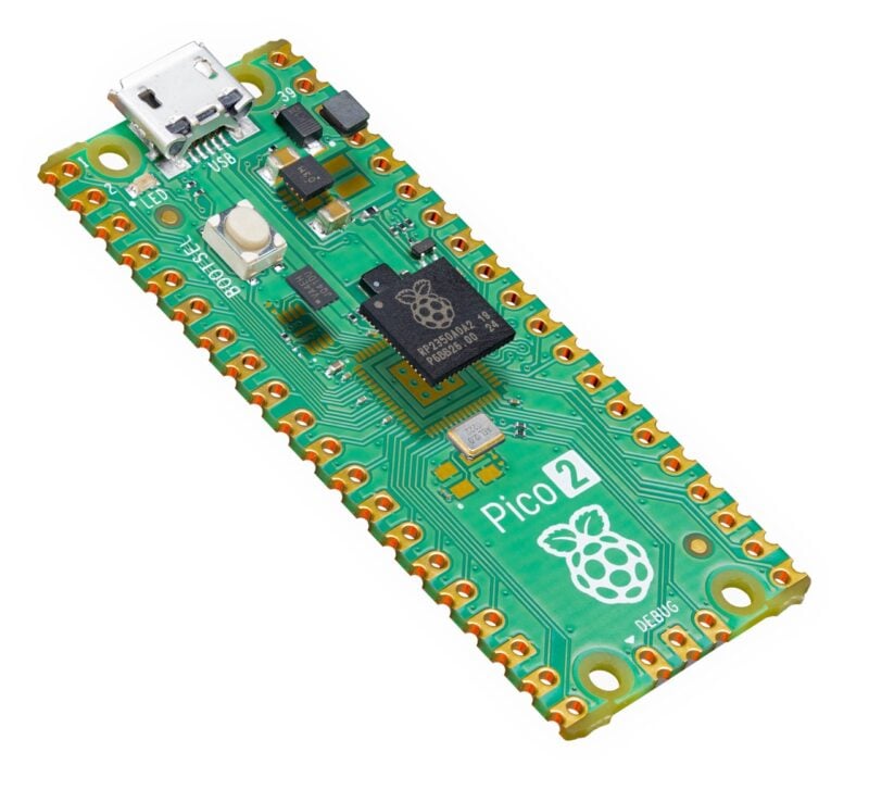 HacedoresCom's tweet image. ¡Llega la #RaspberryPiPico2! 🥳 Con el nuevo RP2350, ahora es más rápida, tiene el doble de memoria y funciones de seguridad mejoradas. Todo por solo $5 USD. 
¡Compatible con la serie Pico anterior! 💻
raspberrypi.com/news/raspberry…