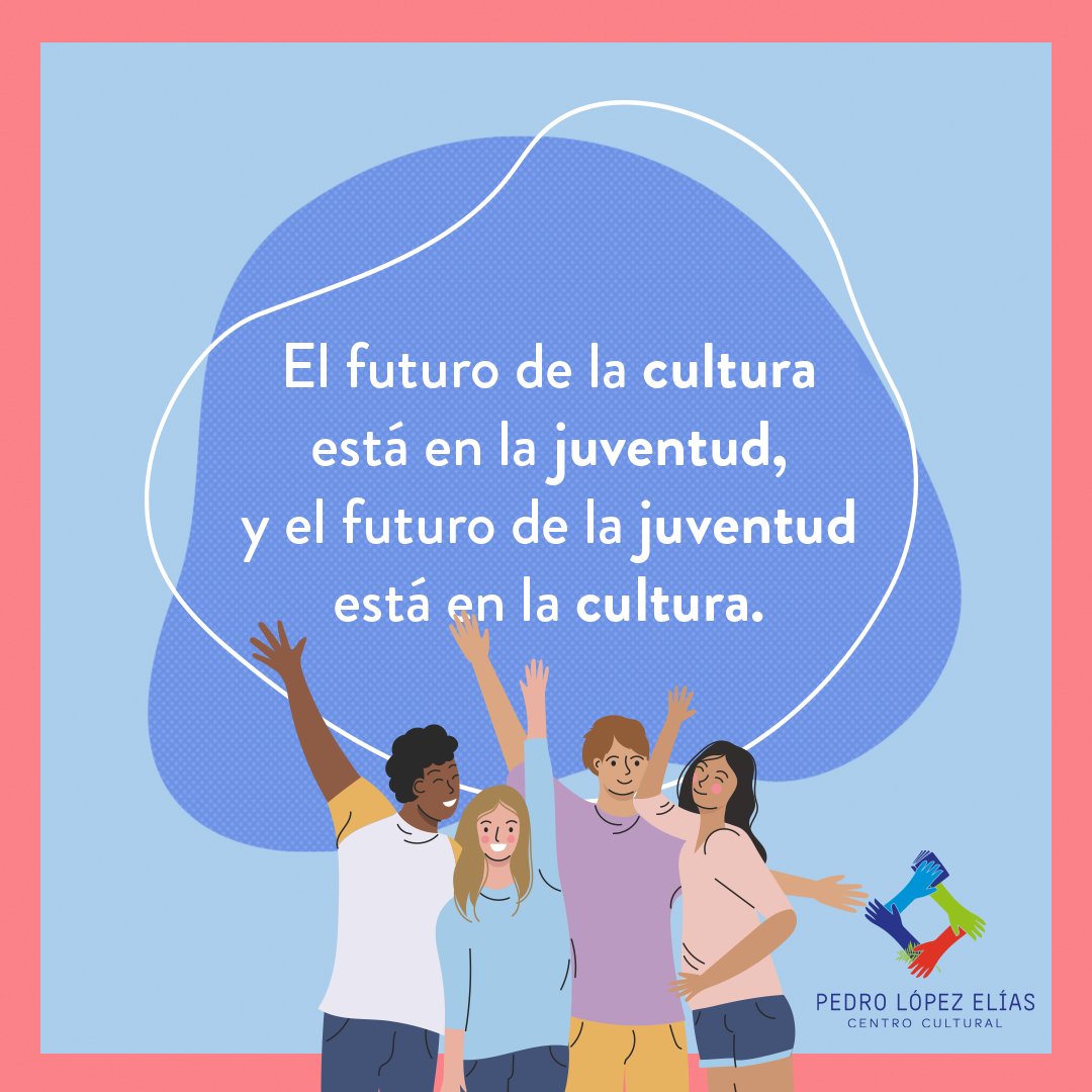 En el Centro Cultural Pedro López Elías, trabajamos para que los niños y jóvenes puedan vivir, disfrutar y enriquecer su vida a través de la cultura. 📚🏫

#DíaInternacionalDeLaJuventud