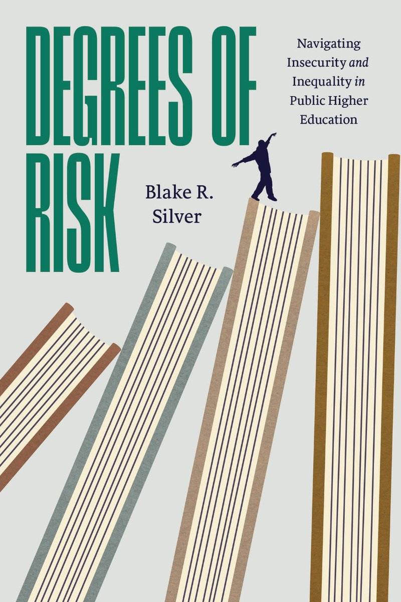 Can't wait to see my new book, "Degrees of Risk: Navigating Insecurity and Inequality in Public Higher Education," (<a href="/UChicagoPress/">UChicagoPress</a>) out in print next week!

press.uchicago.edu/ucp/books/book…