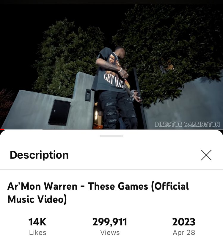 BrandisRich0113's tweet photo. While we wait on Until Next Time to drop let’s give ourselves another reason to celebrate. #TheseGames is 89 views from 300K. Let’s get ‘er done!!!! #TeamMoney
https://t.co/VAXYMZB8Rp https://t.co/6Pi4oQJcNT