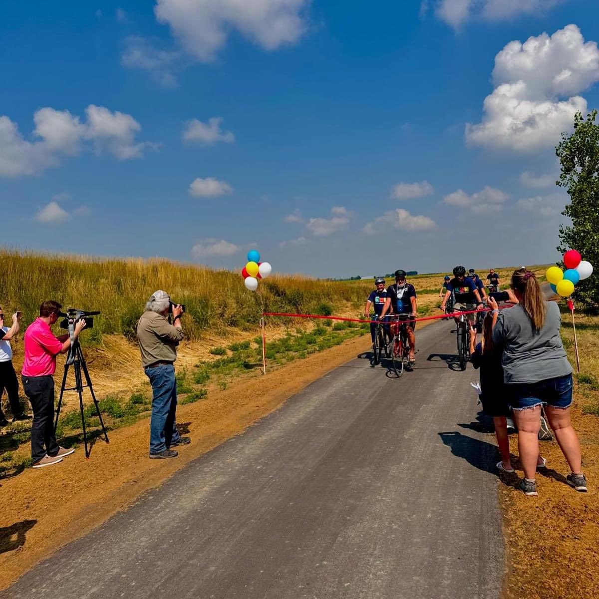 jrbeekman's tweet photo. Today we got to officially open phase 1 of the MPE Link Pathway. A great example of hard work and collaboration. Congrats and thank you to the committee for all of their hard work and vision and thank you to everyone who played a role along the way #coaldale https://t.co/3hUDO2sBQb