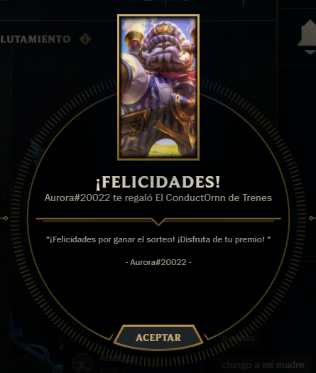 Arimon1102's tweet photo. Tuve la suerte de ganar esta poderosa skin gracias a @Ayane_neesan , una excelente streamer síganla si se puede. Y muchas gracias <3
Y tambien gracias a @raikuwu y @holystream por ayudarme, sin ellos no hubiera sido posible :3 https://t.co/0d6kwaDWDb