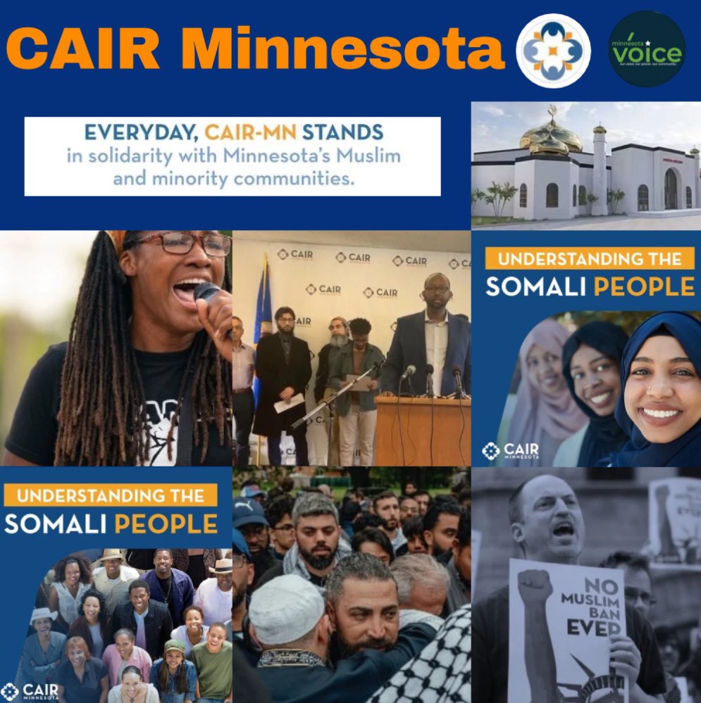 Shout out to our partner CAIR! CAIR, the largest Islamic civil liberties group in the U.S., has 35 offices promoting understanding of Islam, protecting civil rights, and empowering Muslims.
Source: cairmn.com