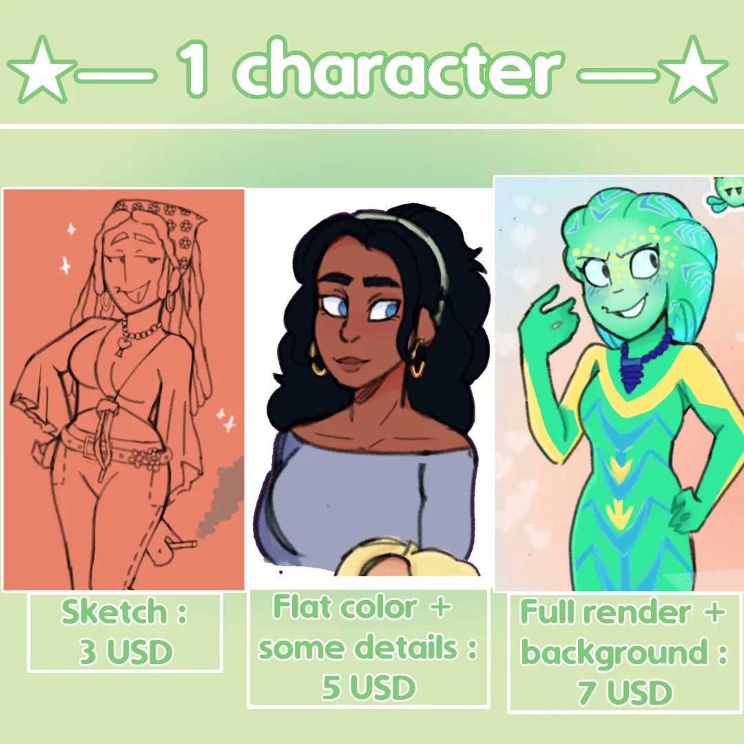 Calamiii_'s tweet photo. New comission sheet!!! Pls pls share #commisionsopen #artcommissions #Commision https://t.co/t0TIKoEVQG