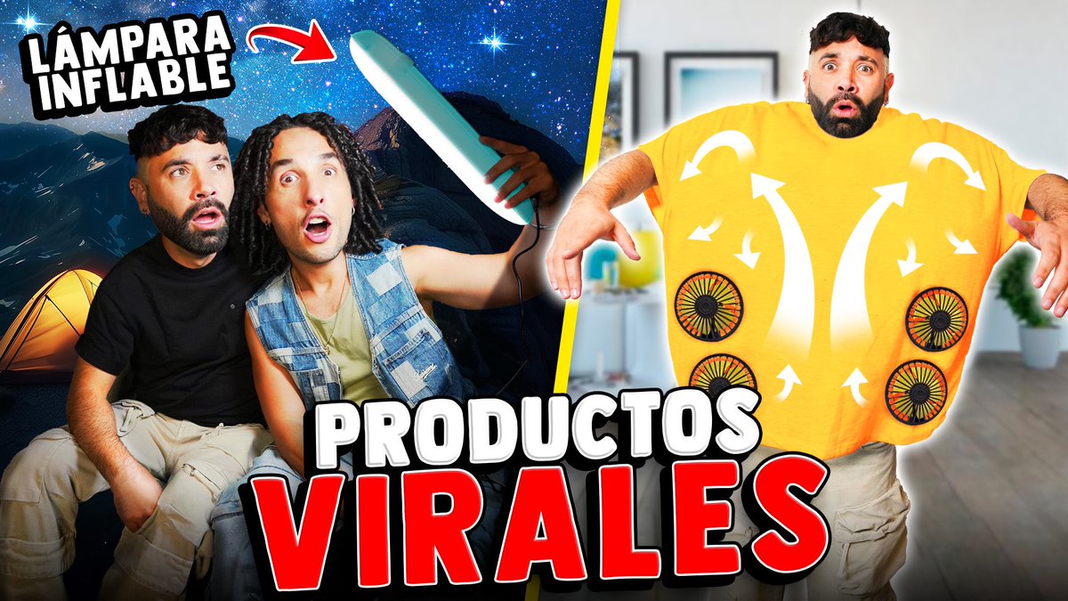 JUEVES DE RULÉS 

Probamos los productos más virales de internet DEL MOMENTO.

youtu.be/Bihh2h4V-Yc?si…