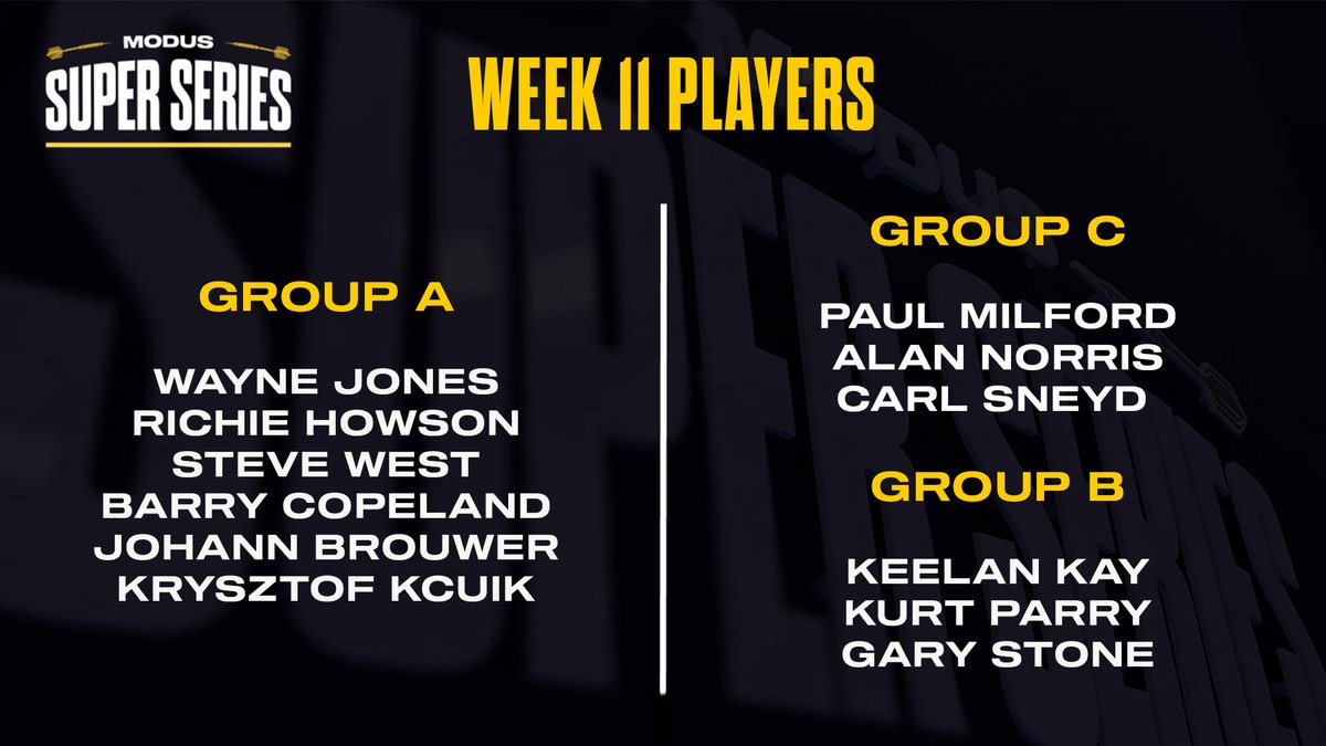 🔥THE WEEK 11 LINEUP🔥

Plenty of new and familiar faces will go head-to-head in next weeks lineup!👇