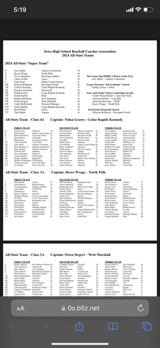 Wahlert Baseball tweet media