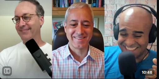 JordanSVIC's tweet photo. 3 dudes feeling the AGI together with not a care in the world. @pmddomingos is expanding our minds and making us laugh at the same time. Well done, sir!
Video: https://t.co/za24ebknNu
#ai #comeddy https://t.co/5dLTOA3qp4