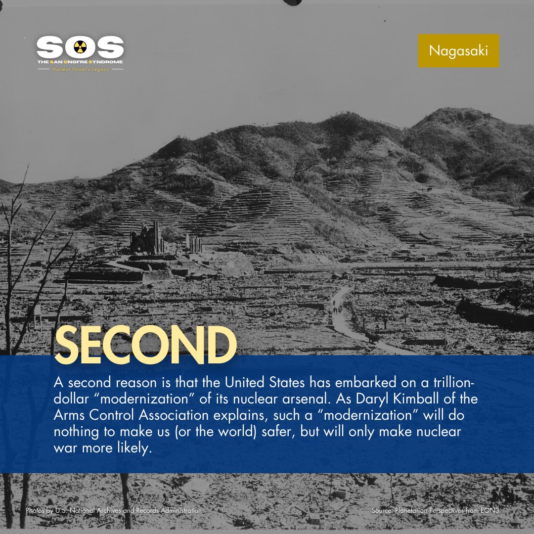 sanonofrefilm's tweet photo. The Unlearned Lessons of Hiroshima and Nagasaki Updated. Maybe It's Not Too Late... Read the full article: https://t.co/H8lzsJjQpH

#nuclearlegacy #nuclearsafety #nuclearwaste #radioactivewaste #SanOnofreSyndromeDocumentary #SanOnofreSyndromeFilm #savetheplanet #SOSfilm https://t.co/tmf1cM7UuI