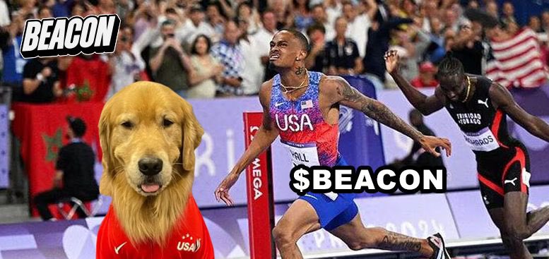 BEACONonSOL's tweet photo. @ianheinischmma Beacon’s athletic prowess is matched only by his crypto-savvy! Ready for Paris 2024 and beyond! 🏋️‍♂️�� 

#beacon #memecoin #solana #dog #jo2024 https://t.co/cvFF6qFY42