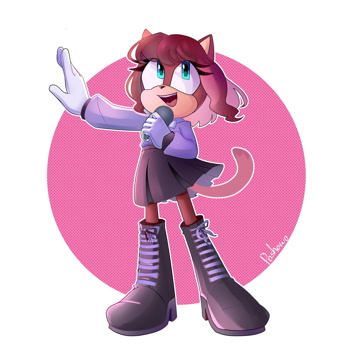 Poshowo's tweet image. mega extra late but i finally finished it. Thank you @any_katse  for being so patient, hope you like it &amp;lt;3
✨✨✨