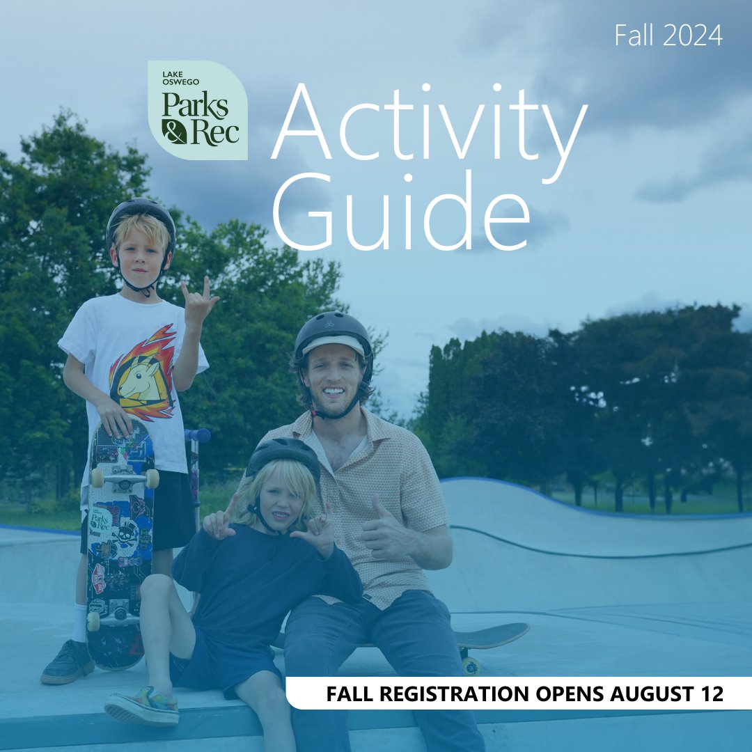 LakeOswegoInfo's tweet image. 🍂 Fall is right around the corner &amp;amp; it&apos;s time to sign up for camps, classes, programs &amp;amp; adventures. Now is the time to browse our guide and create your wish list. 

Registration opens on August 12 for residents.

More info at bit.ly/4dTQGr1

#LakeOswego #ActivityGuide