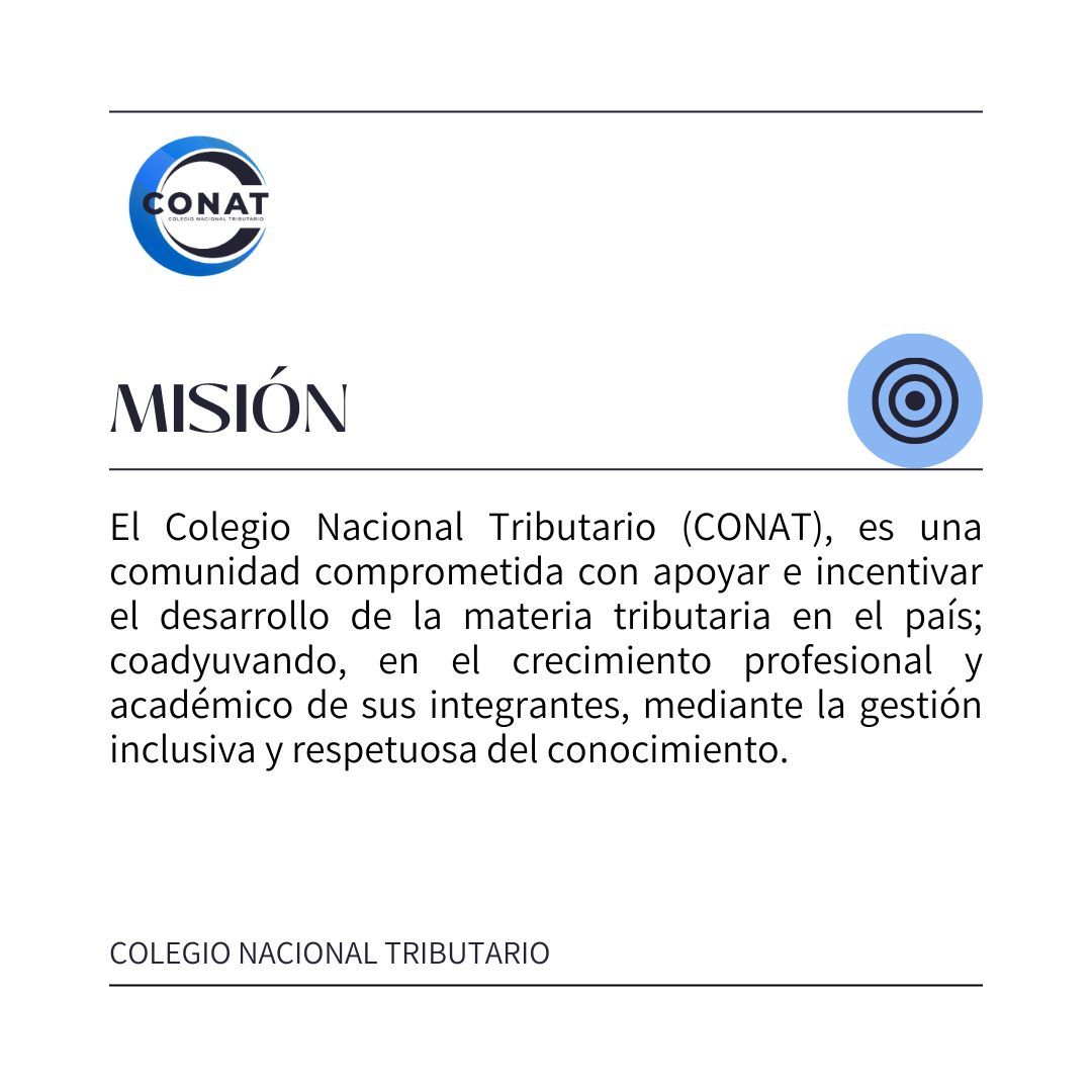 ¿Conoces la misión del CONAT? ¡Aquí te la presentamos! 👀 

#Conócenos #Únete