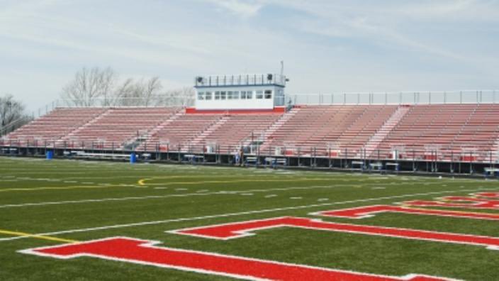 RoncalliFB's tweet photo. The football program will be hosting its annual red blue intra squad scrimmage at the stadium on Friday August 9 from 430-6 pm.  There is no admission.  Come out and get a sneak peek at the 2024 Royals. https://t.co/cNjJJr3e8k