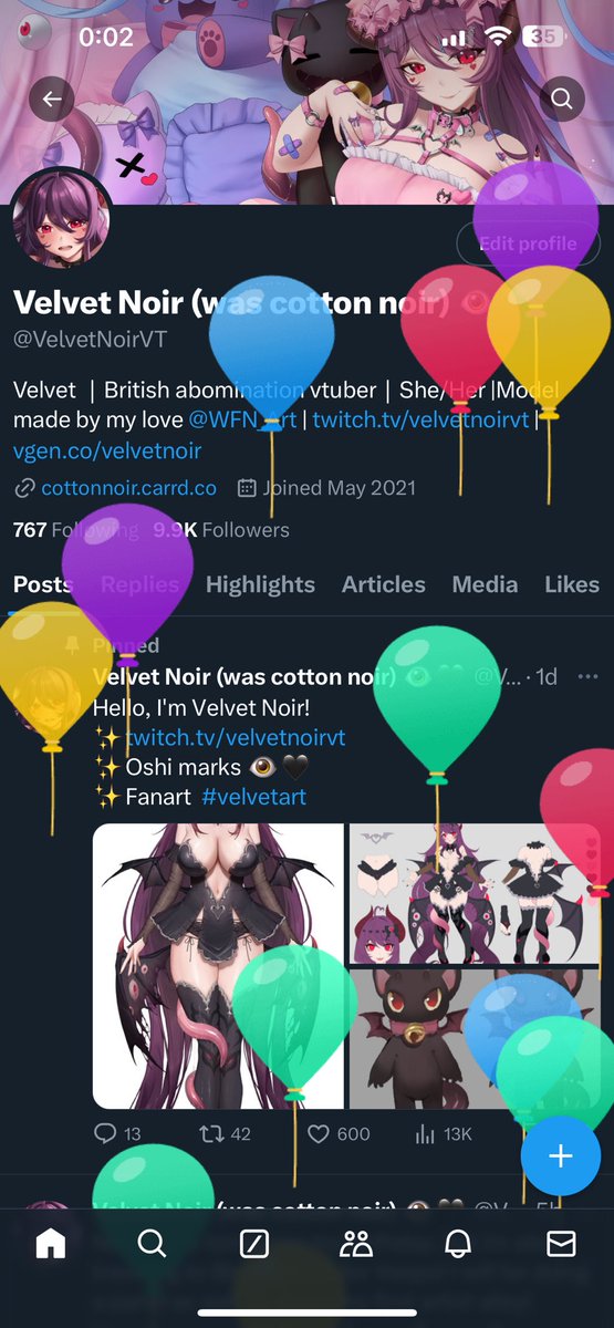 Velvet Noir 👁️🖤PARTNER PUSH / SUBATHON tweet media