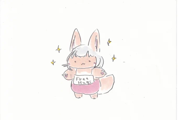 ハグ大人気。#イラスト #メイドインアビス 