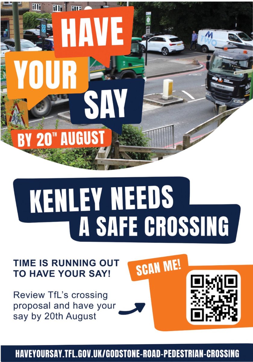 GODSTONE Rd KENLEY PEDESTRIAN CROSSING