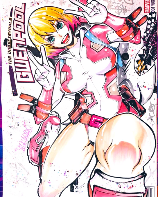 コミッション:グウェンプール
commission:GWEN POOL 